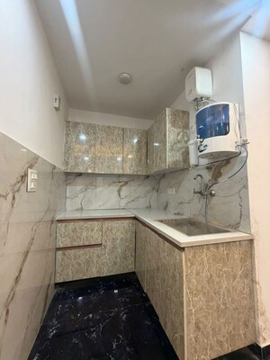 Kitchen in 1 BHK Builder Floor at Palm Residency Chhatarpur, Chattarpur – for Rent