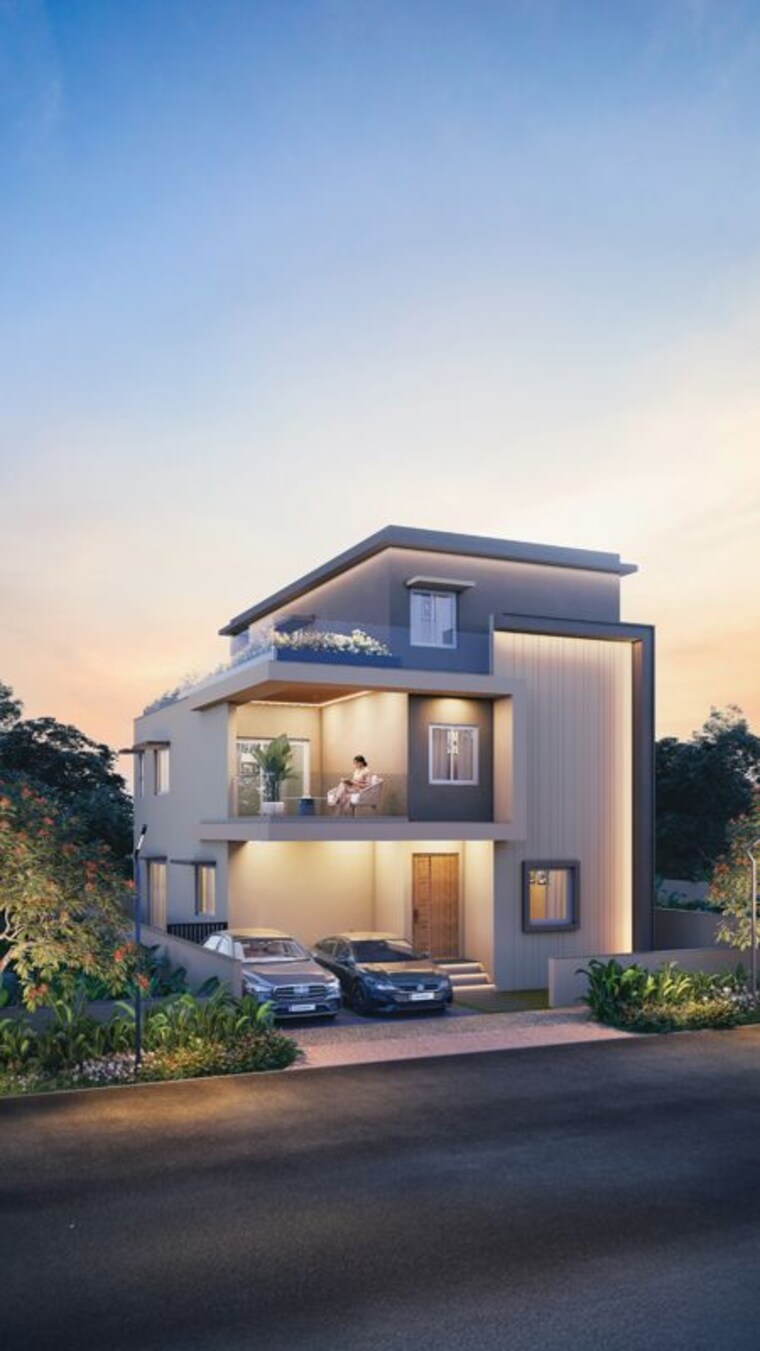 Exterior View, ameya-by-tattva 4 Bedroom 3335 Sq.Ft. Villa In Patancheru Hyderabad 10778571