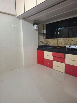Kitchen in 1 RK Apartment at Silver Dunes, Prabhadevi – for Rent