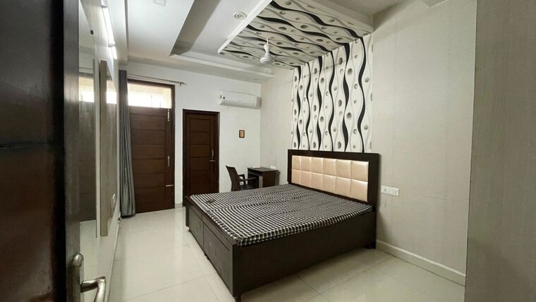 Bedroom, essentia-homes 3 Bedroom 1850 Sq.Ft. Apartment In Vip Road Zirakpur 10778661
