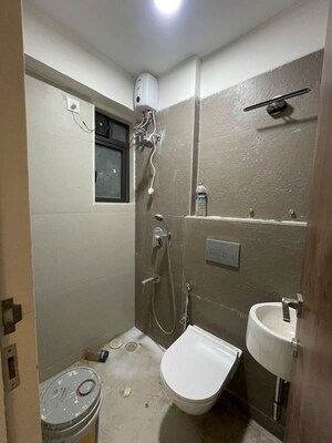 Bathroom in 1 BHK Apartment at Leo Eminence, Bandra East – for Rent