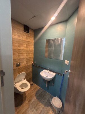 Bathroom in 1 BHK Apartment at Lodha Crown Quality Homes, Majiwada – for Rent