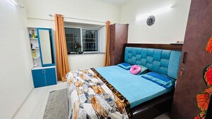 Bedroom in 2 BHK Apartment at Kumar Megapolis Mystic, Hinjewadi – for Rent