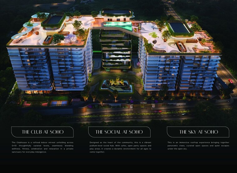 Exterior View, svc-soho 4 Bedroom 4580 Sq.Ft. Apartment In Banjara Hills Hyderabad 10778913