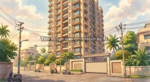  Apartment – Exterior View View at Kanchangoan - for Sale