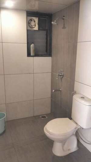 Bathroom in 2 BHK Apartment at Goel Ganga Hill Mist Garden, Kondhwa – for Rent