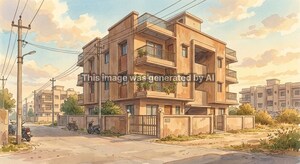  Builder Floor – Exterior View View at Sanand - for Sale