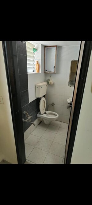 Bathroom in 2 BHK Apartment at Aarinston Satyam Apartment, Navrangpura – for Rent