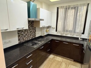 Kitchen in 3 BHK Builder Floor at Greater Kailash I – for Rent