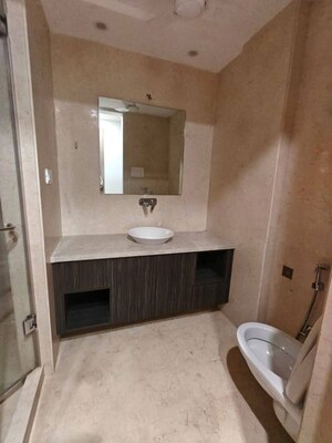 Bathroom in 3 BHK Builder Floor at Shivalik Colony – for Rent