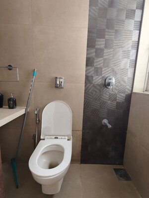 Bathroom in 2 BHK Apartment at JP Unity Tower, Lower Parel – for Rent