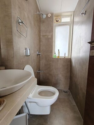 Bathroom in 2 BHK Apartment at JP Unity Tower, Lower Parel – for Rent