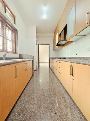 Kitchen in 3 BHK Apartment at Indiranagar – for Rent