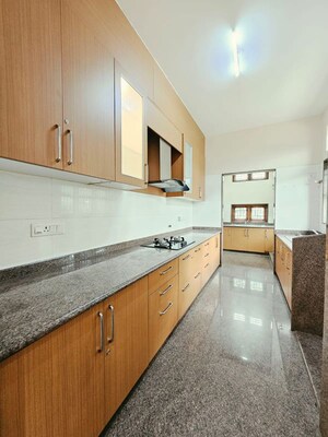 Kitchen in 3 BHK Apartment at Indiranagar – for Rent