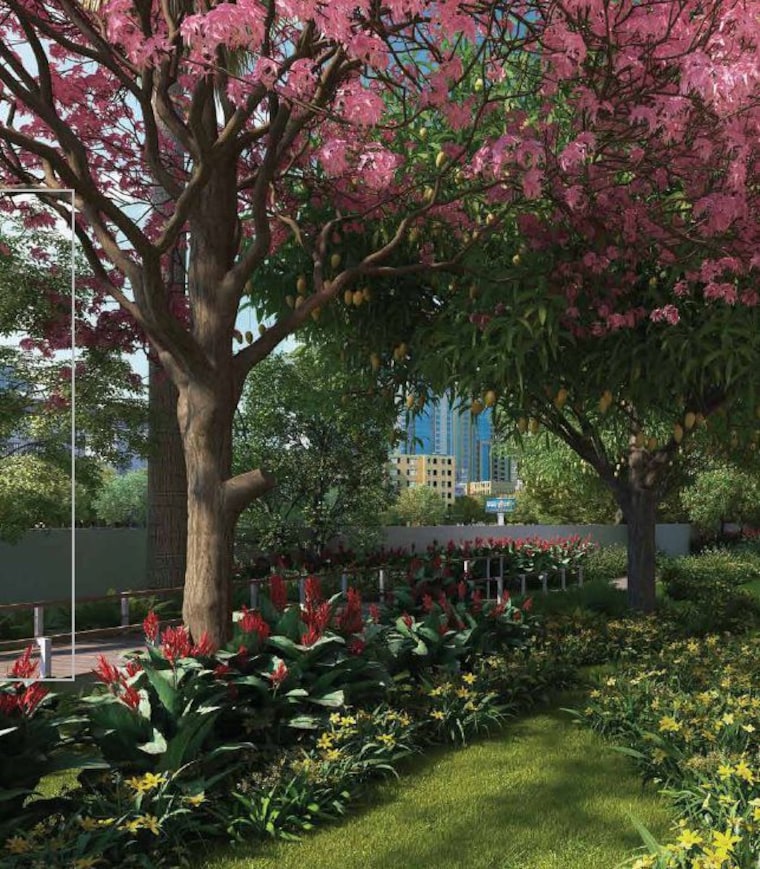 Garden, hubtown-25-south 3 Bedroom 3050 Sq.Ft. Apartment In Prabhadevi Mumbai 10779436