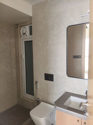 Bathroom in 3 BHK Apartment at Marathon Monte South, Byculla West – for Rent