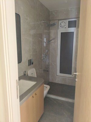 Bathroom in 3 BHK Apartment at Marathon Monte South, Byculla West – for Rent