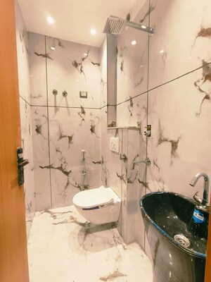 Bathroom in 3 BHK Builder Floor at Sewak Park – for Rent
