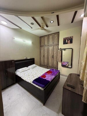 Bedroom in 3 BHK Builder Floor at East Of Kailash – for Rent