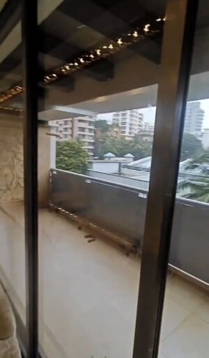 Balcony in 3 BHK Apartment at Hicons Residency, Bandra West – for Rent