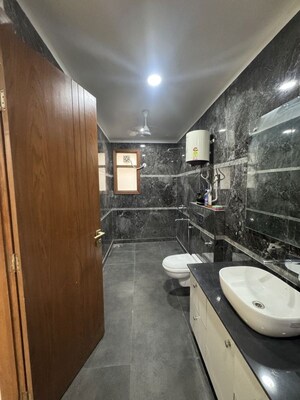 Bathroom in 4 BHK Builder Floor at Shanti Kunj – for Rent