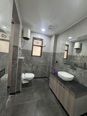 Bathroom in 4 BHK Builder Floor at Shanti Kunj – for Rent