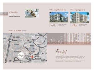 2 BHK Apartment – Map Location View at Vazhraa Vihhari, Manikonda - for Sale