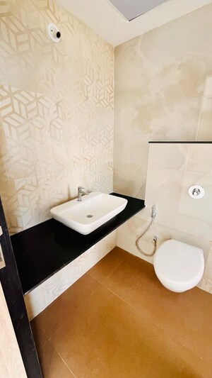 Bathroom in 3 BHK Apartment at Zen Elite, Kharadi – for Rent