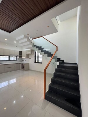 Staircase in 3 BHK Villa at Saravanampatti – for Sale