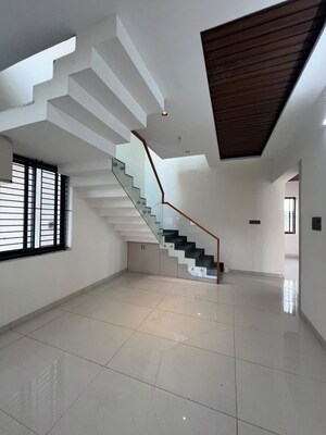 Staircase in 3 BHK Villa at Saravanampatti – for Sale