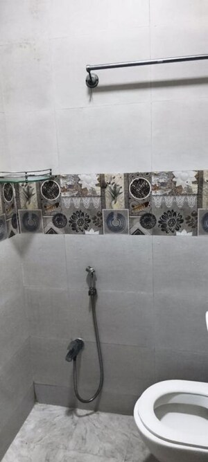 Bathroom in 1 BHK Apartment at Kopar Khairane – for Rent