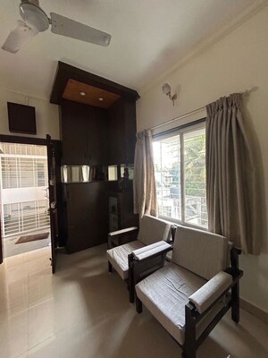 Living Room in 2 BHK Apartment at Goldcrest Nilgiri Greens, Aundh – for Rent