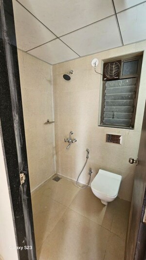 Bathroom in 2 BHK Apartment at Runwal My City Phase II Cluster 05, Dombivli East – for Rent
