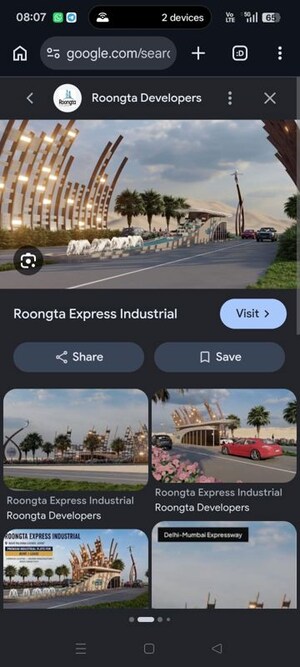  Industrial Plot – Exterior View View at Palsana - for Rent