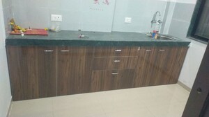 Kitchen in 1 BHK Apartment at Highland Pearl, Thane West – for Rent