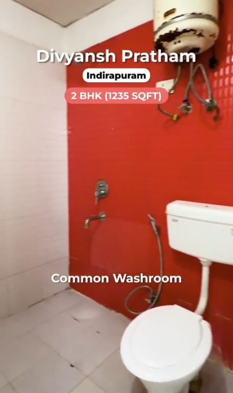 Attached Bathroom, divyansh-pratham 2 Bedroom 773 Sq.Ft. Apartment In Ahinsa Khand 2 Ghaziabad 10779576