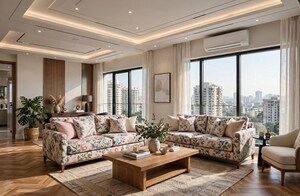 Living Room in 3 BHK Apartment at Vandana CHS Andheri, Andheri West – for Rent