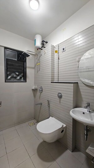 Bathroom in 1 BHK Apartment at Bramhacorp Townhouse, Balewadi – for Rent