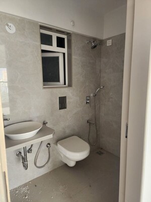 Bathroom in 3 BHK Apartment at Asshna Seabliss, Versova – for Rent