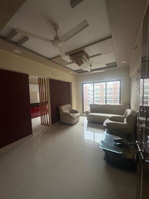 Living Room in 1 BHK Apartment at Durvas CHS, Nalasopara East – for Rent