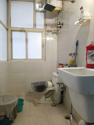 Bathroom in 2 BHK Builder Floor at East Of Kailash – for Rent