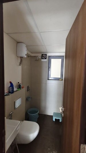 Bathroom in 1 BHK Apartment at Piramal Vaikunth, Balkum Pada – for Rent