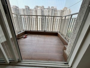 Balcony in 2 BHK Apartment at Lodha Amara, Kolshet Road – for Rent