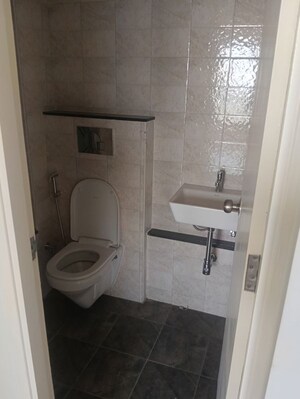 Bathroom in 1 BHK Apartment at Mahindra Tathawade, Tathawade – for Rent