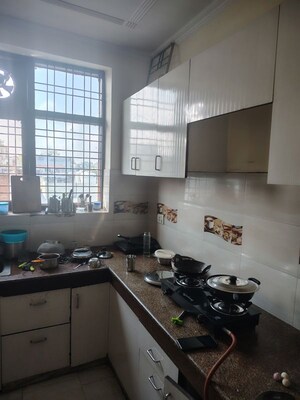 Kitchen in 1 BHK Builder Floor at Sector 22 – for Rent