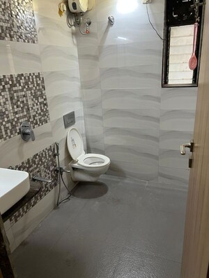 Bathroom in 2 BHK Apartment at Yashodham Complex, Goregaon East – for Rent
