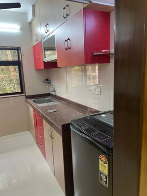 Kitchen in 2 BHK Apartment at Yashodham Complex, Goregaon East – for Rent