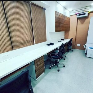 Team Area in  Office Space at Kamdhenu 23 West, T.T.C. Industrial Area – for Rent