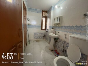 Bathroom in 3 BHK Apartment at Sector 11 Dwarka – for Sale
