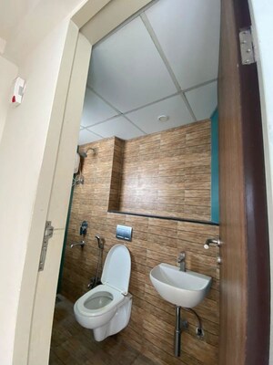 Bathroom in 1 BHK Apartment at Lodha Crown Quality Homes, Majiwada – for Rent